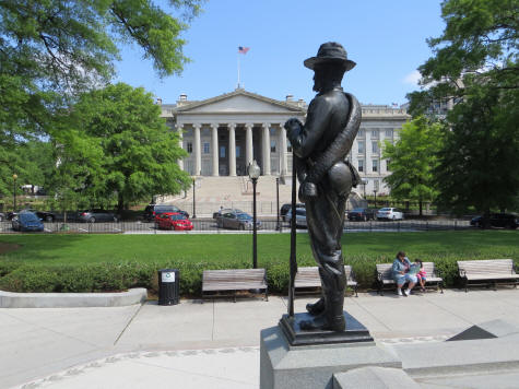 US Treasury Department in Washington DC