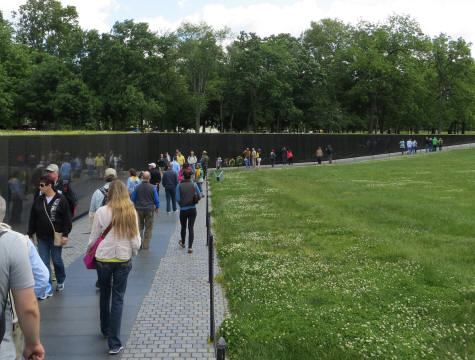 Vietnam Veterans Memorial in Washington DC