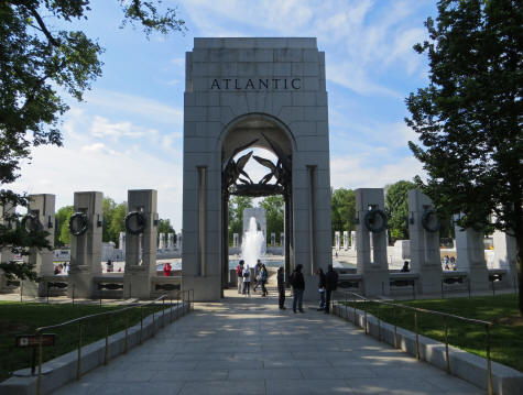 World War 2 Memorial in Washington DC